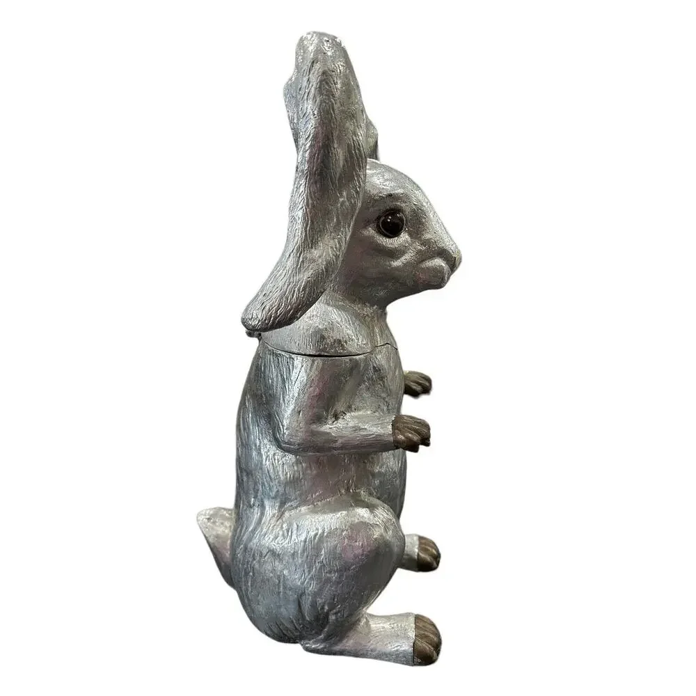 Vintage 1986 Arthur Court Bunny Rabbit Wine Bottle Holder Decanter Ice Bucket